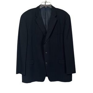 J Ferrar Men’s size 50 regular dark blue suit jacket